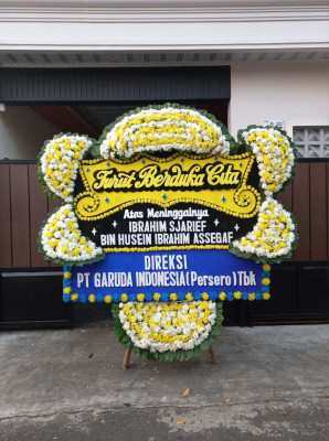 Papan Bunga Duka di Pasirpanjang